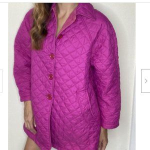 United Colors Of Benetton Button Up Jacket Quilted Coat Size 40 Italy Size 6 US